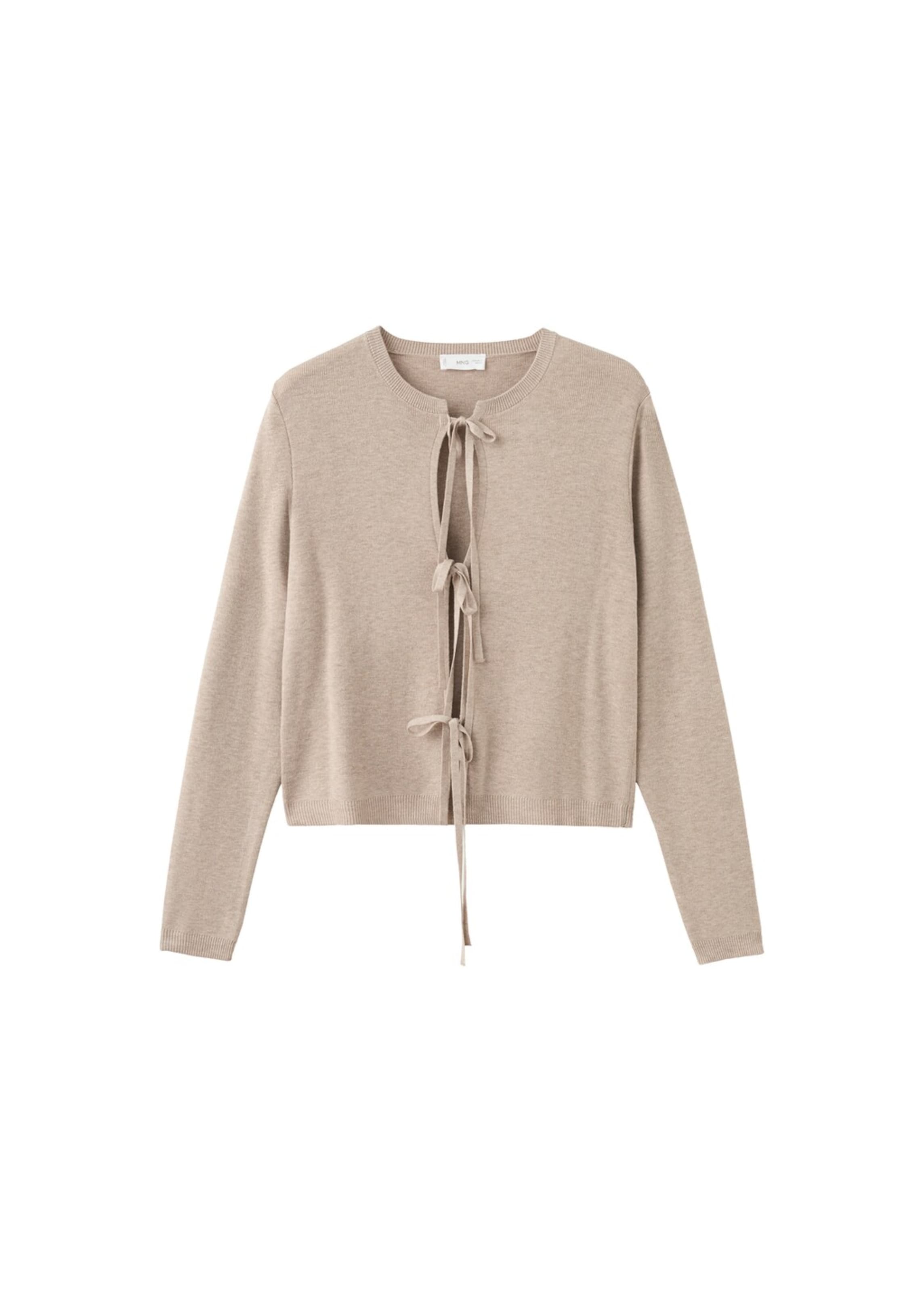 

MANGO TEEN Вязаный кардиган 'Curry' в цвете Sand