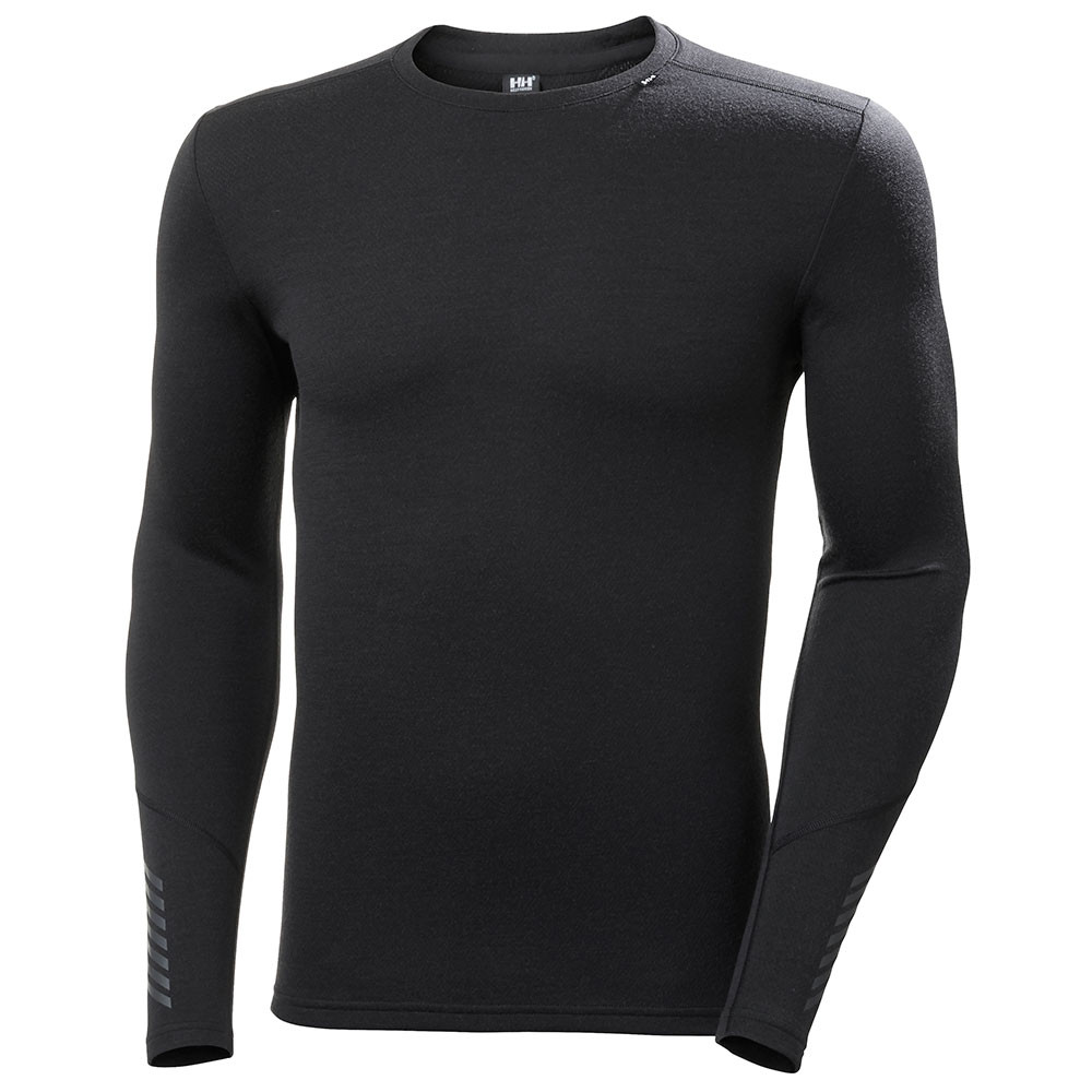 

Термофутболка Helly Hansen LIFA Merino Midweight Crew Baselayer Top (мужская), HH Black