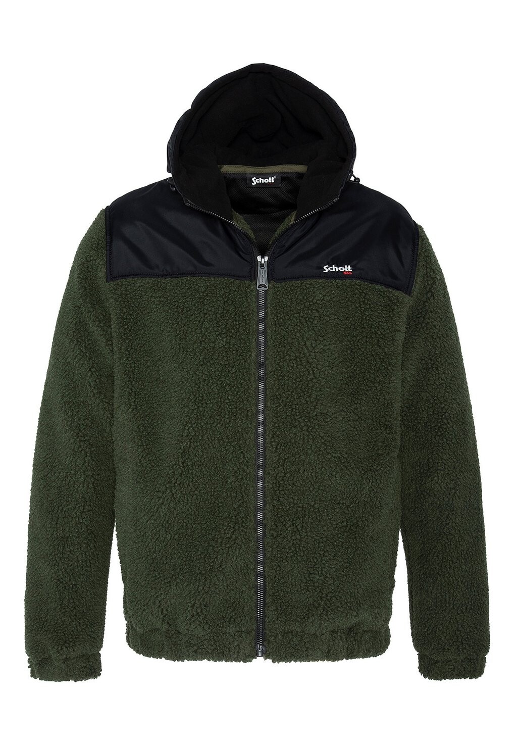 

Флисовая куртка Schott, хаки