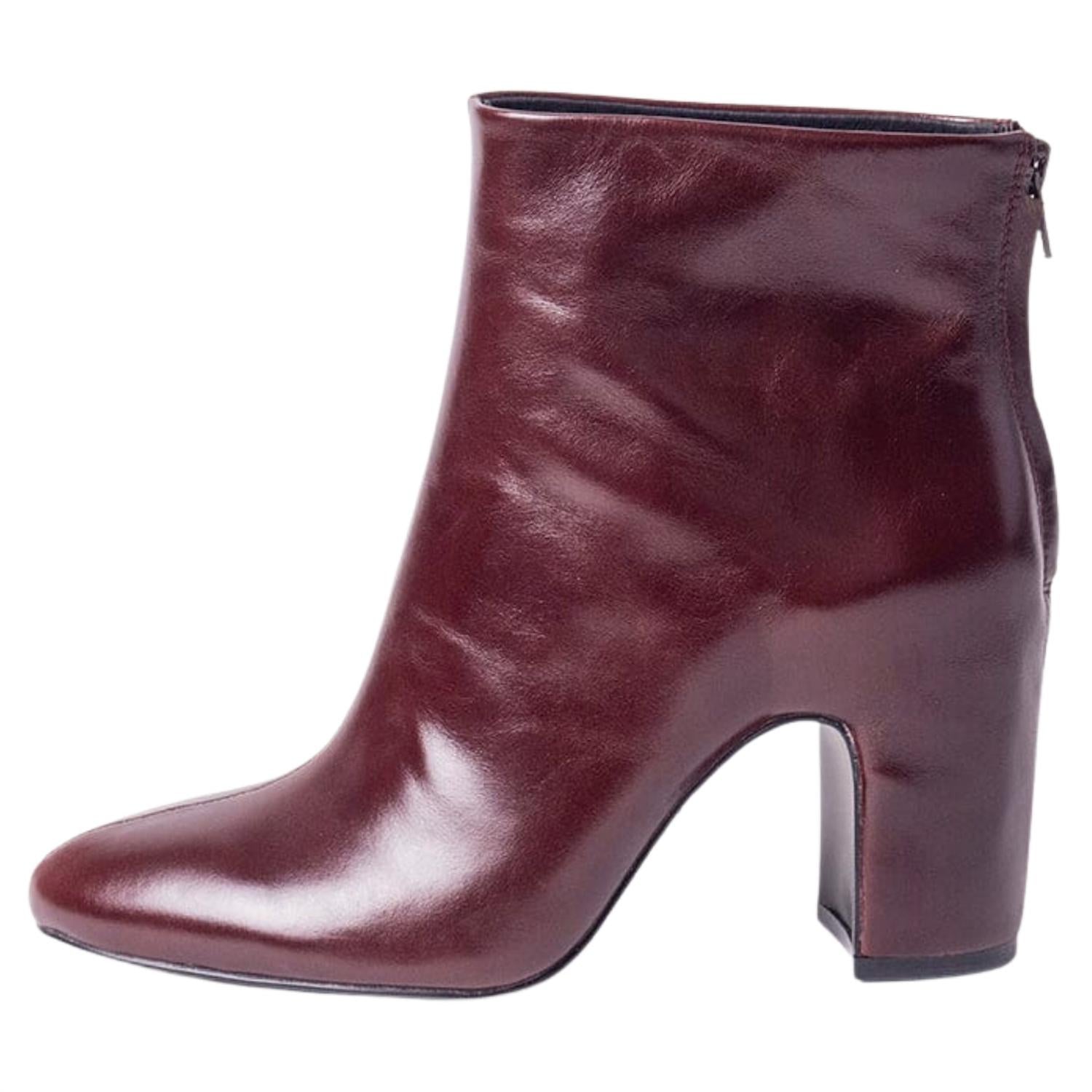 Женские ботинки Noel Low в цвете кордован CECELIA NEW YORK, Cordovan