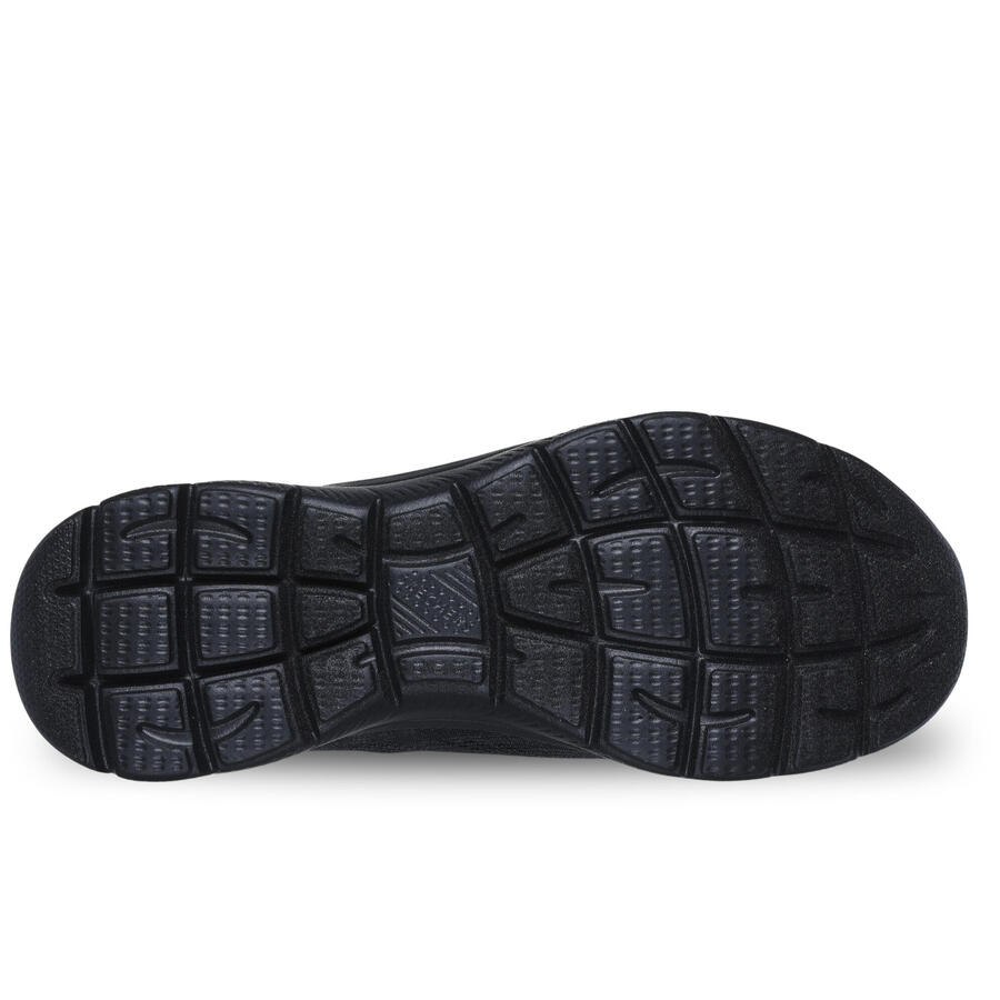 Кроссовки женские SKECHERS SUMMITS-FUN FLARE, черные, веганские, 150113 BBK — фото 4