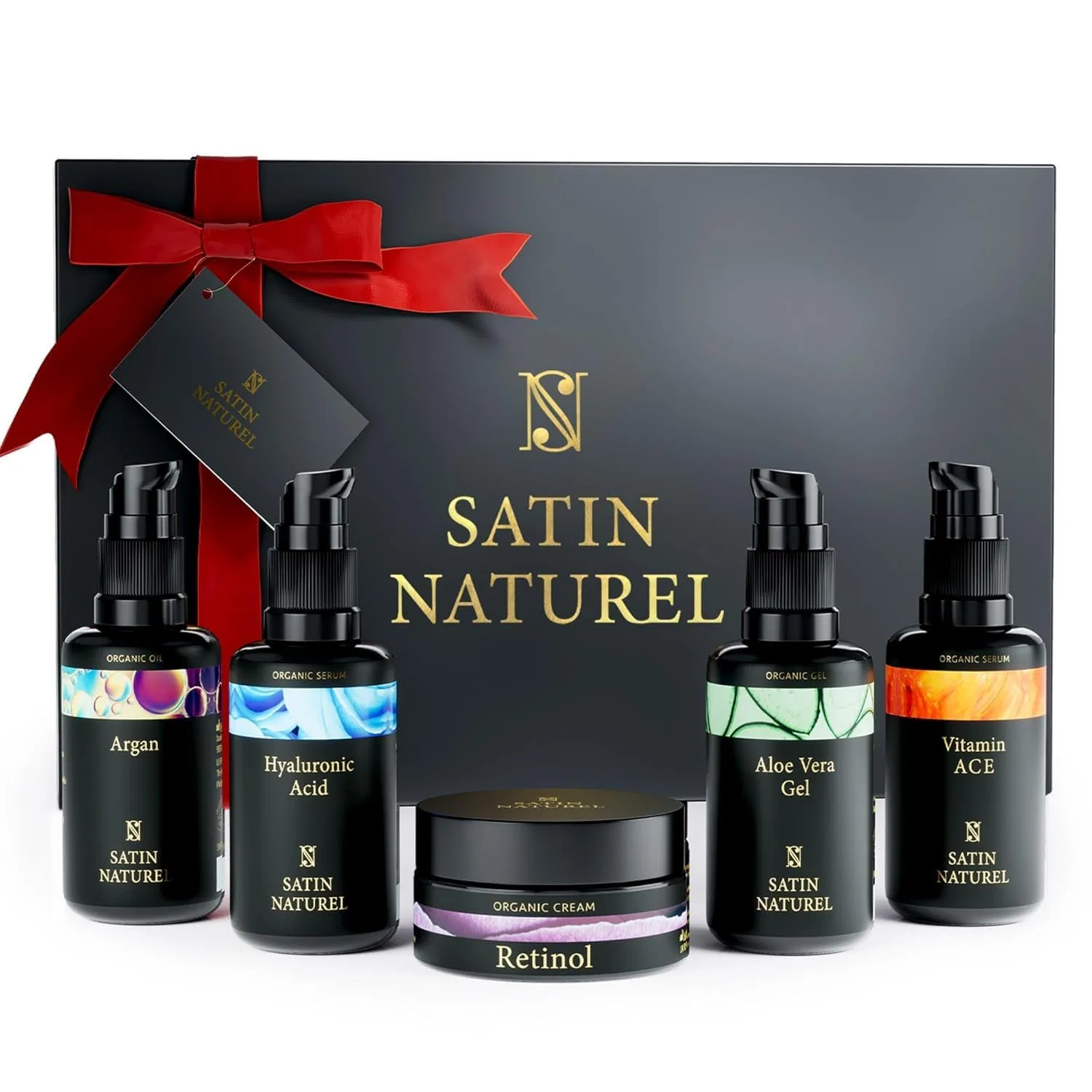 Набор органической антивозрастной косметики 5x30 мл от Satin Naturel Satin Naturel