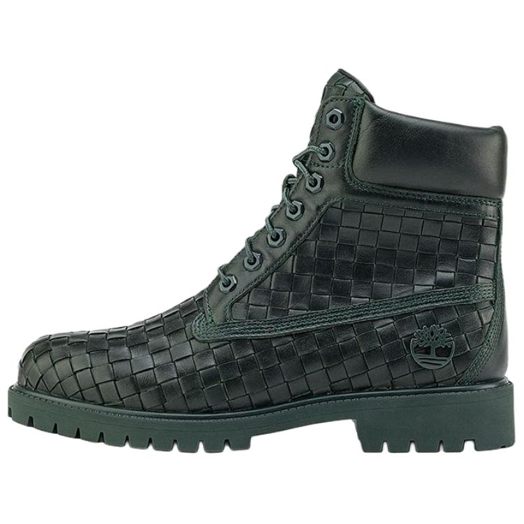 Ботинки плетеные Timberland Premium, темно-зеленый