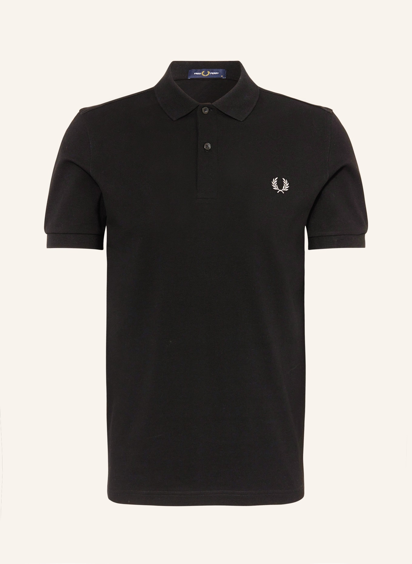 

Рубашка поло из пике Fred Perry, черный