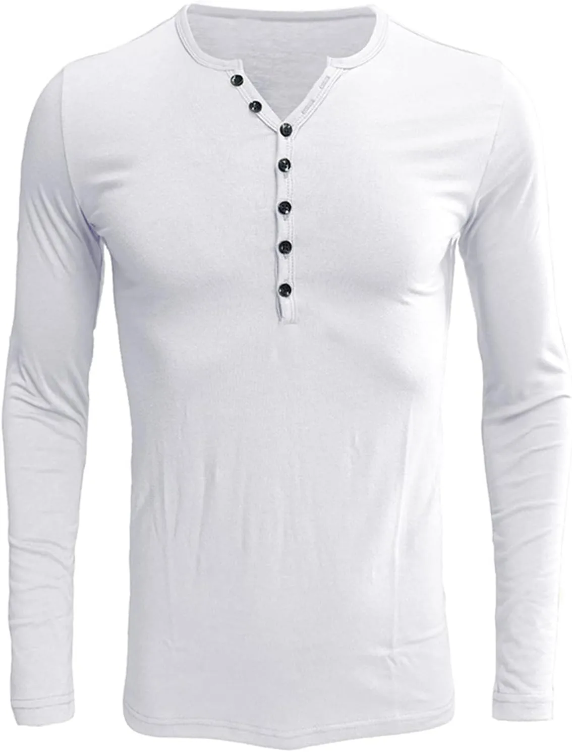 

Мужская футболка Henley с длинным рукавом Thatrich