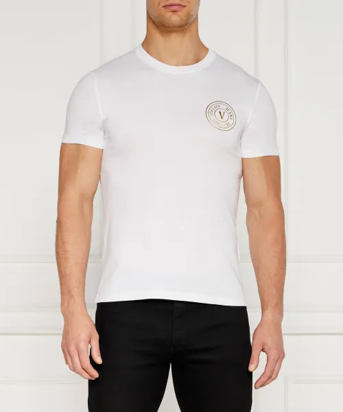 

Футболка Slim fit Versace Jeans Couture, белый