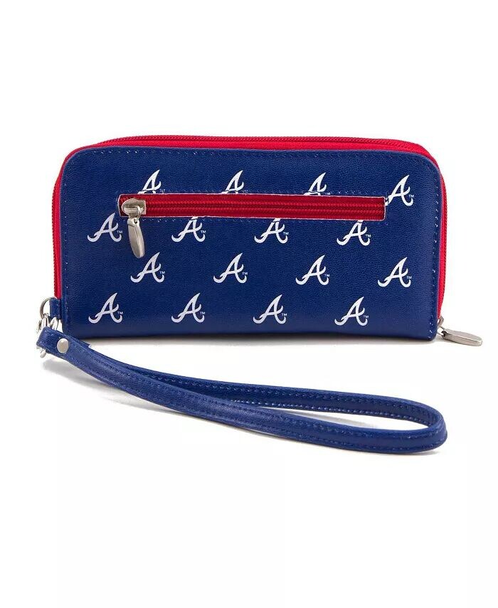 

Женский кошелек Atlanta Braves с застежкой-молнией и запястьем Eagles Wings
