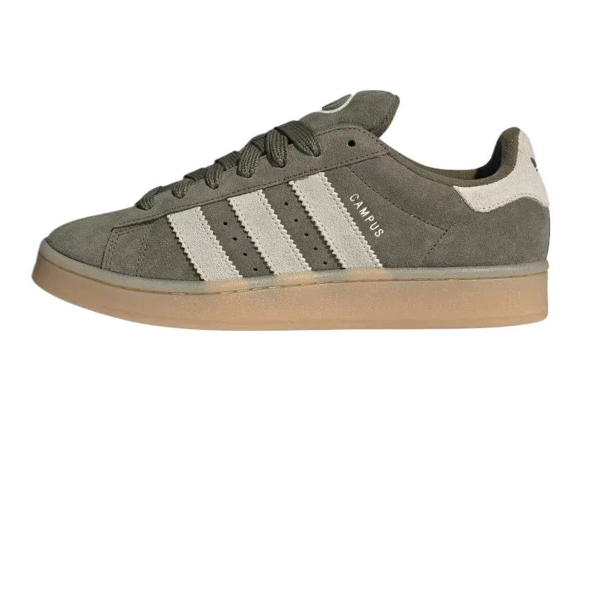 Кроссовки скейтборд Adidas Originals Campus 00s серо-зеленые