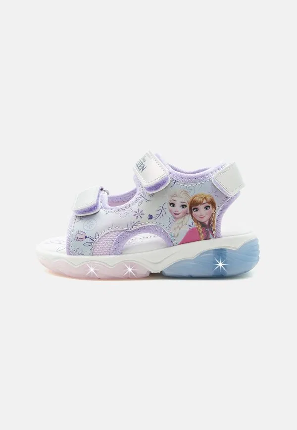 Замороженные моргающие туфли, сандалии для ходьбы Friboo, Lilac