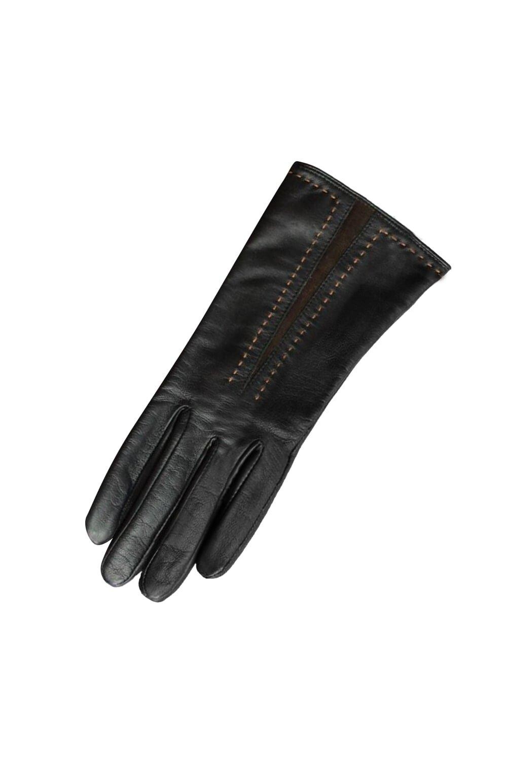 

Перчатки Sadie с контрастными вставками Eastern Counties Leather, черный