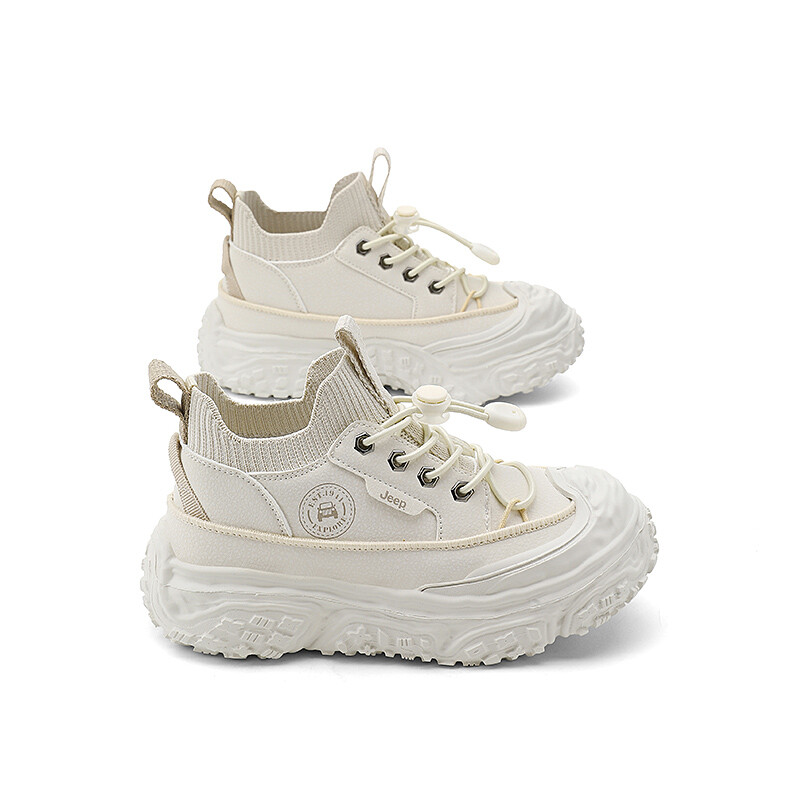 Кроссовки Jeep Kids Lifestyle Shoes Kids Low-top Off-white, цвет Off-white — фото 4