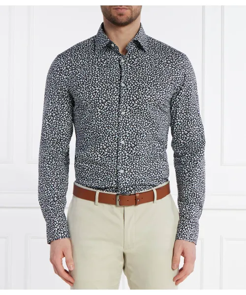 

Рубашка H-hank Slim fit Boss, синий