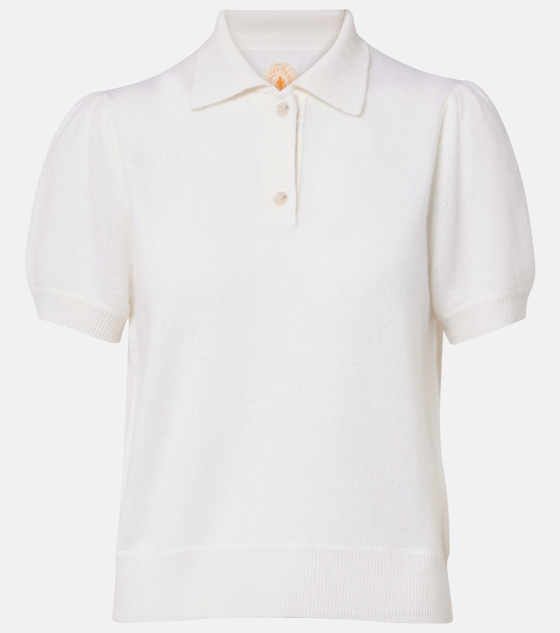 

Трикотажная кашемировая рубашка-поло Jardin des Orangers, белый