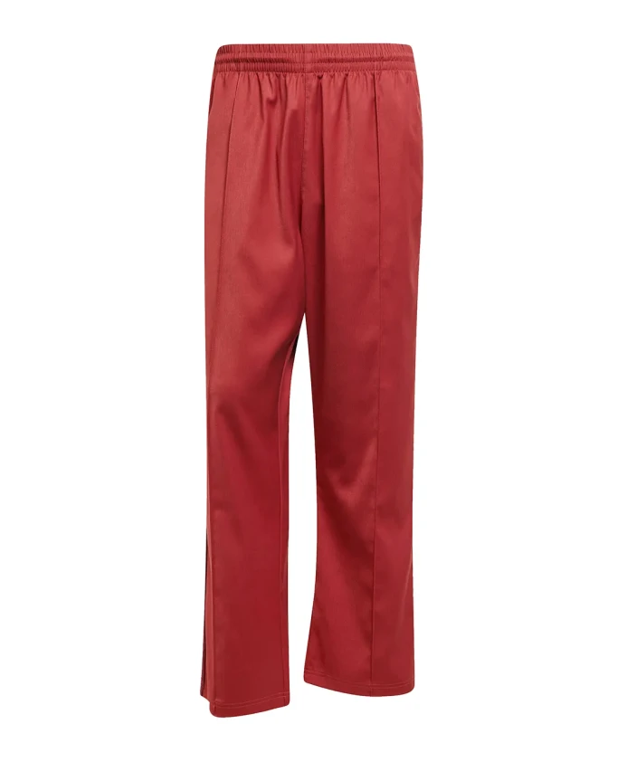 

Широкие спортивные брюки алого цвета Adidas, красный