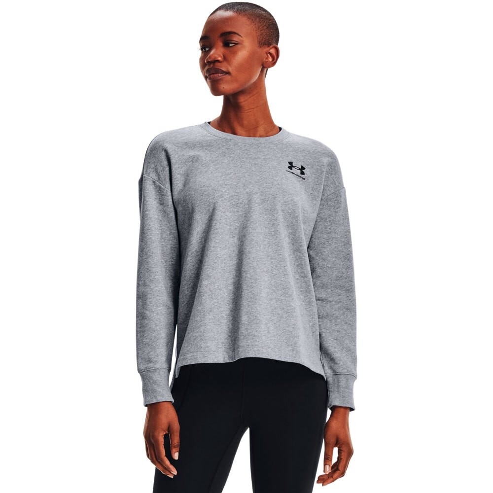 

Толстовка Under Armour Rival Fleece Oversize Crew, серый
