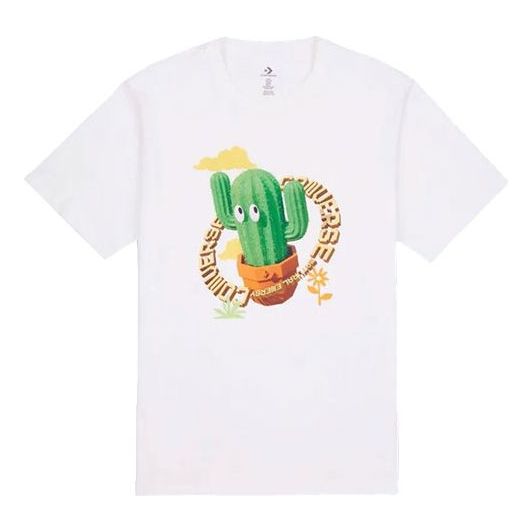 

Футболка animated cactus graphic tee 'white' Converse, белый