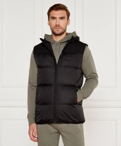 

Пуховик v_hamar без рукавов Regular fit Boss Green, черный