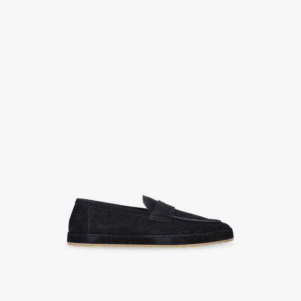 

Лоферы замшевые Brunello Cucinelli Slip-On, синий