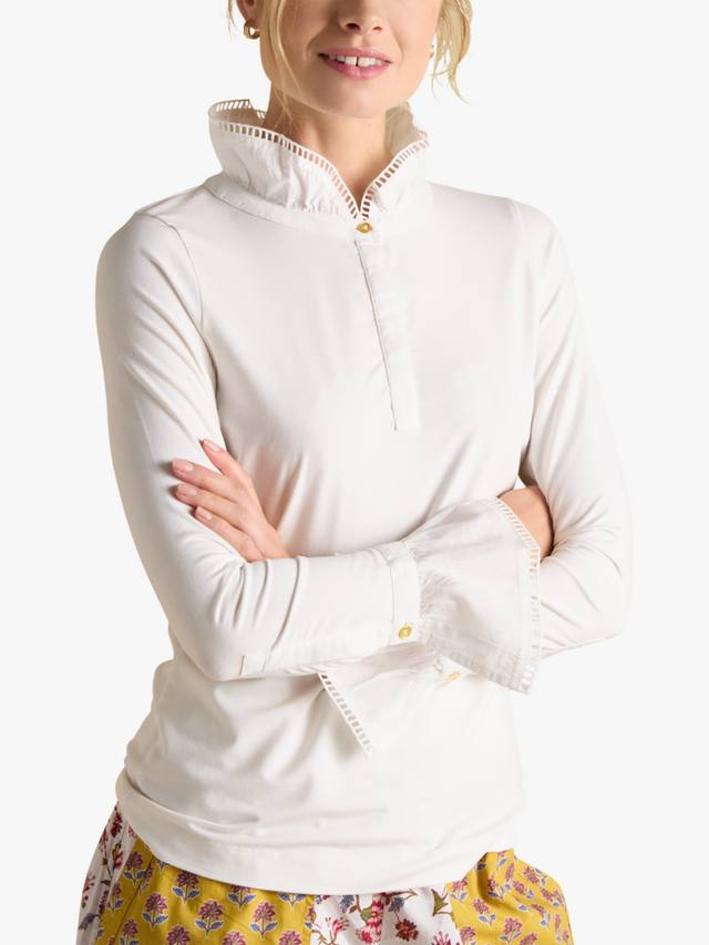 

Топ Kate с длинными рукавами и высоким воротником Joules