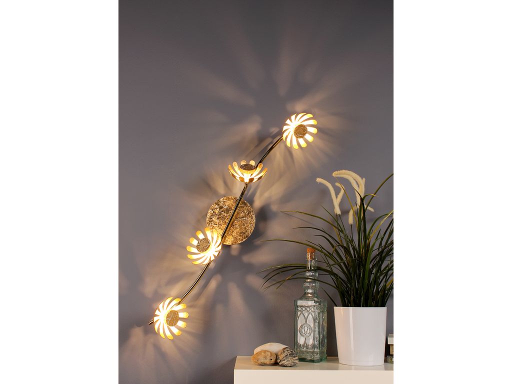 

Luceambite Design Светодиодный потолочный светильник Bloom in gold 4x5W 1200lm LUCE ambiente Design, золото