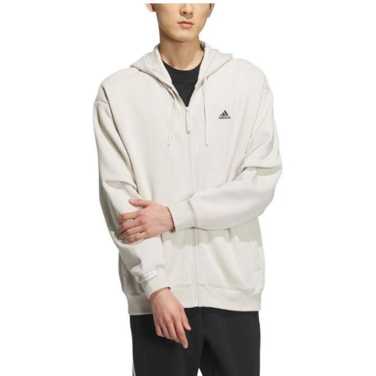 Adidas Повседневная куртка мужская буро-коричневая, Bauxite Brown — фото 4