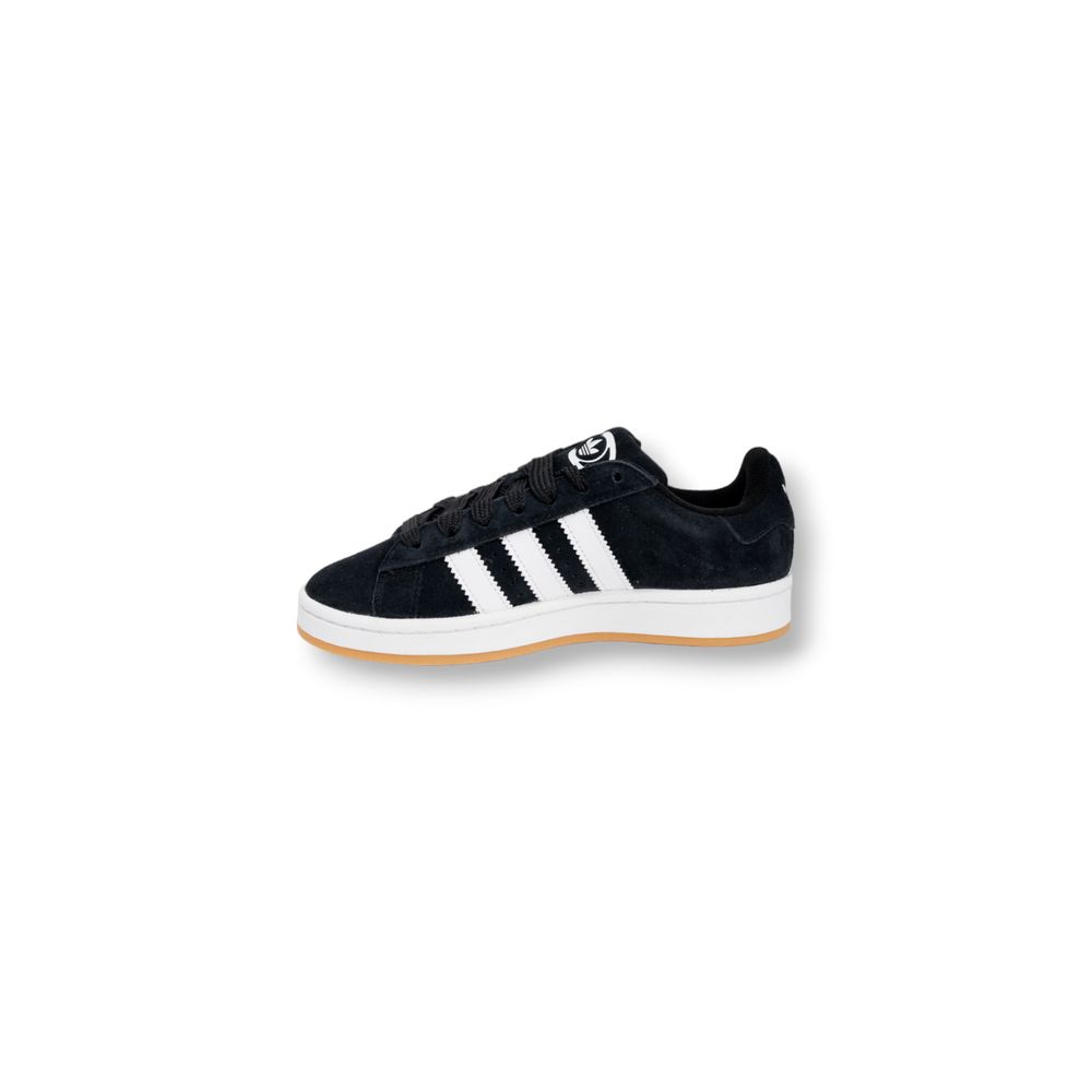 Черные кожаные кроссовки Adidas, черный — фото 3