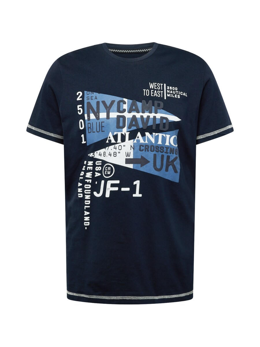 

Футболка CAMP DAVID Atlantic Crossing, Navy/Dusty blue