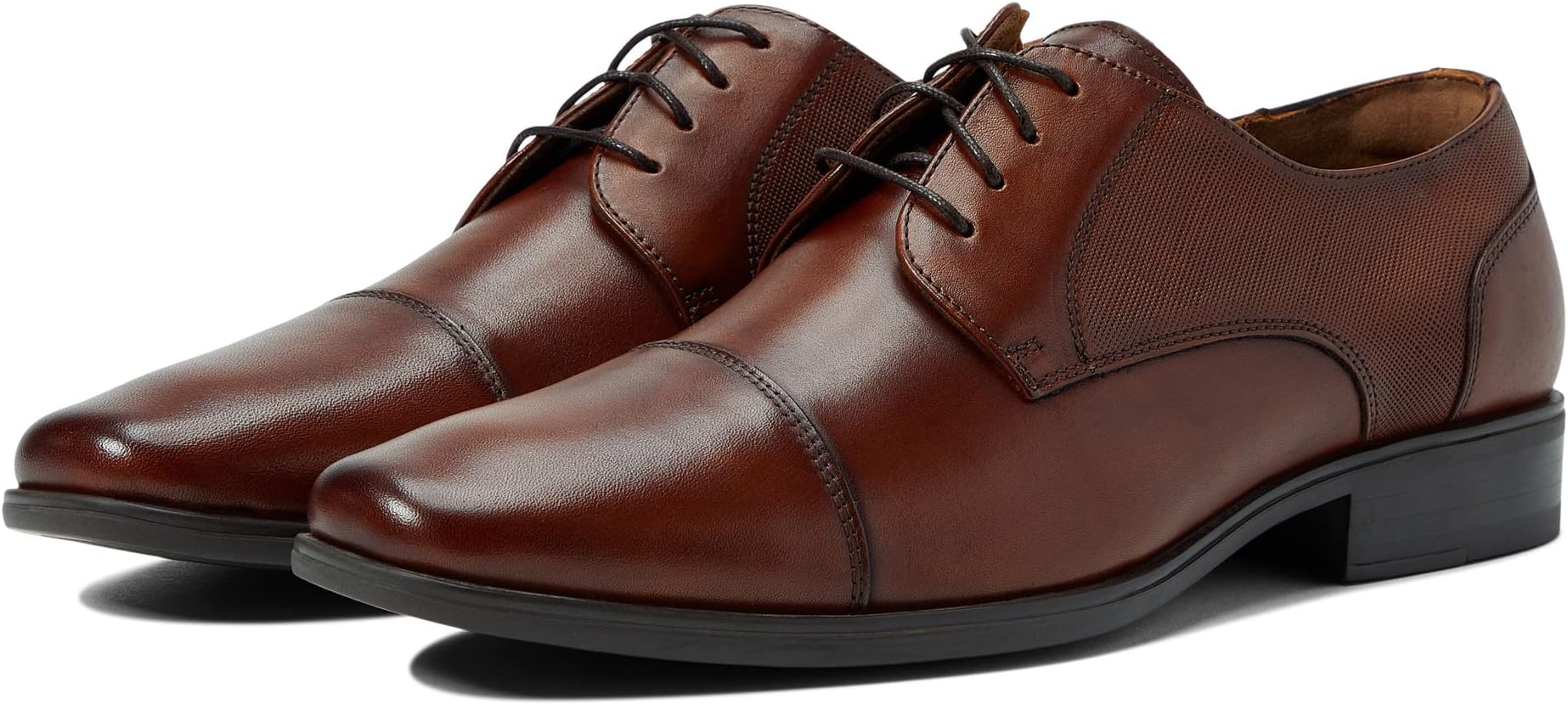 

Оксфорды Jackson Cap Toe Oxford Florsheim, цвет Cognac