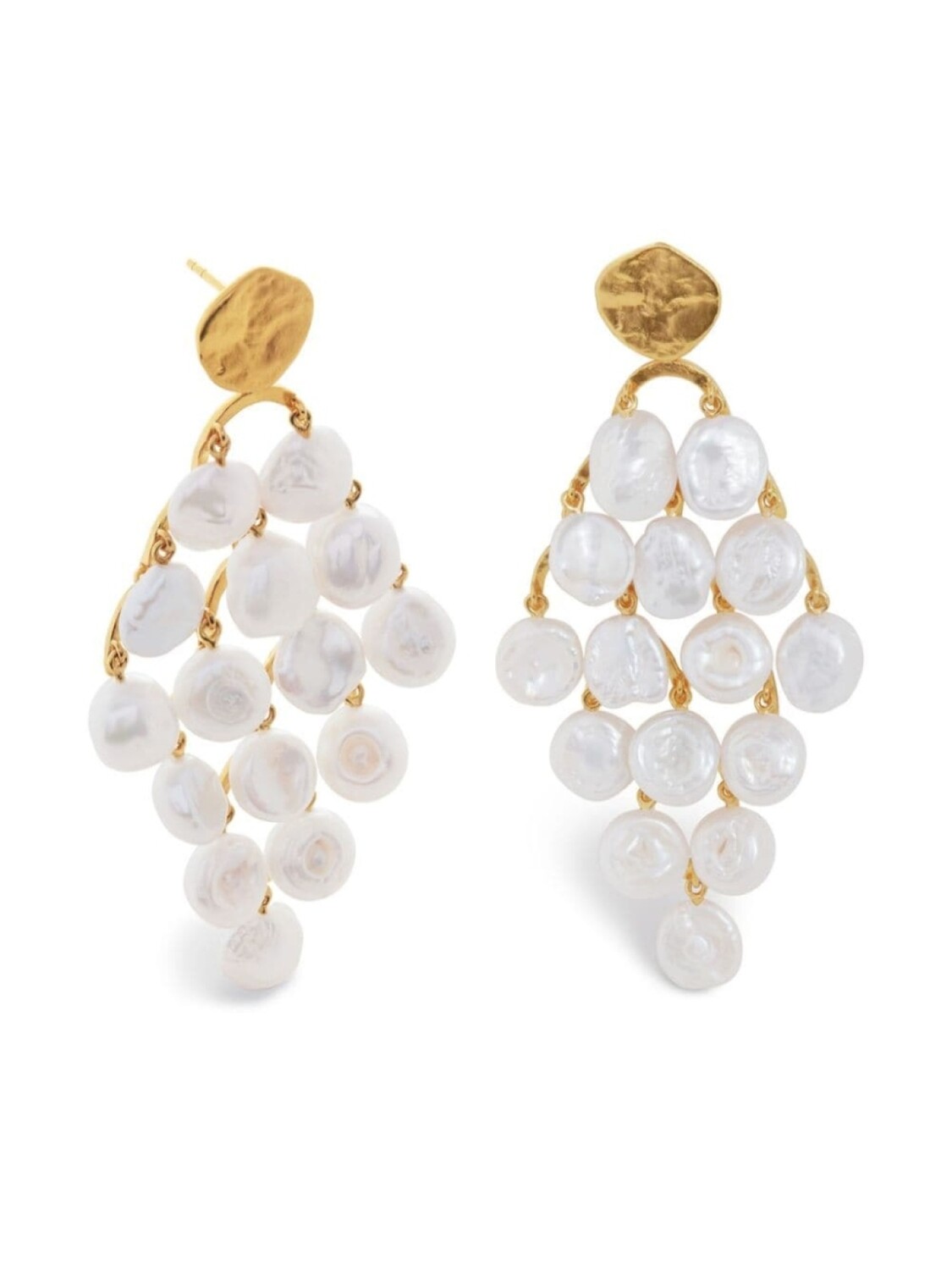 

Серьги-подвески Capri Keshi Pearl Cocktail Monica Vinader, золотой