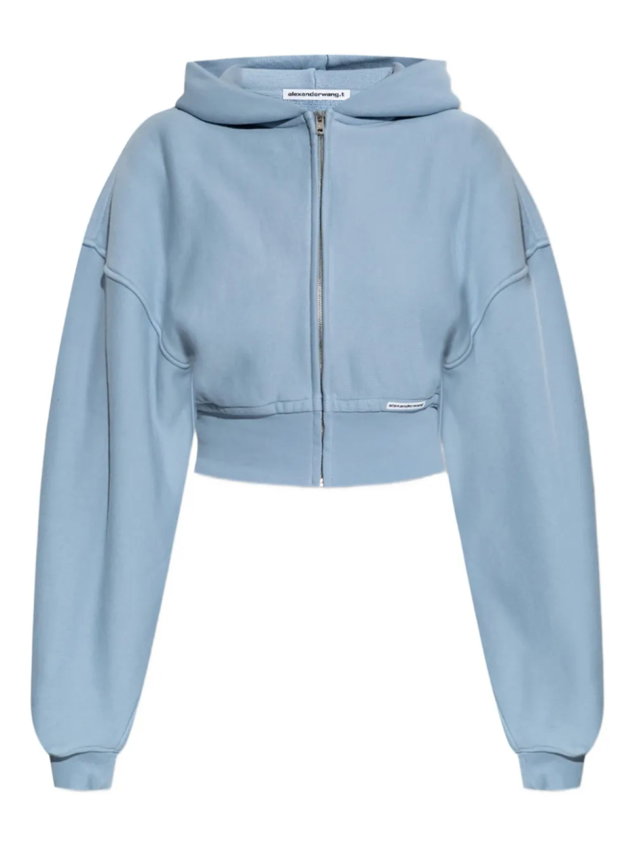 

Топ Alexander Wang с капюшоном и застежкой-молнией, синий