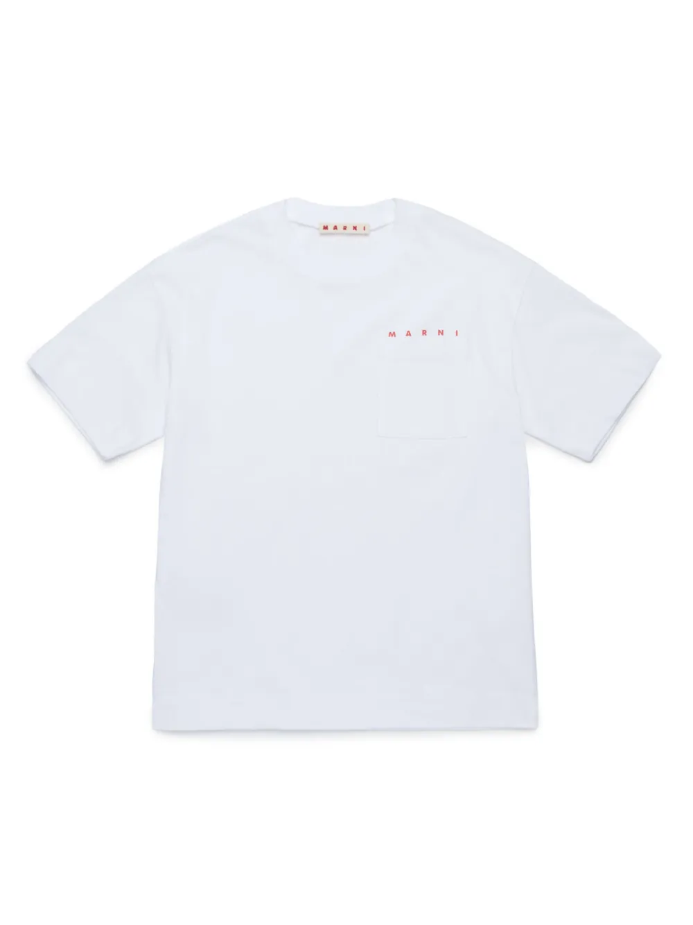 

Футболка с логотипом Marni Kids, белый