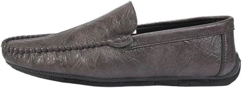 Лоферы кожаные Slip-On Fashion, серый DHFIRUFSHLO
