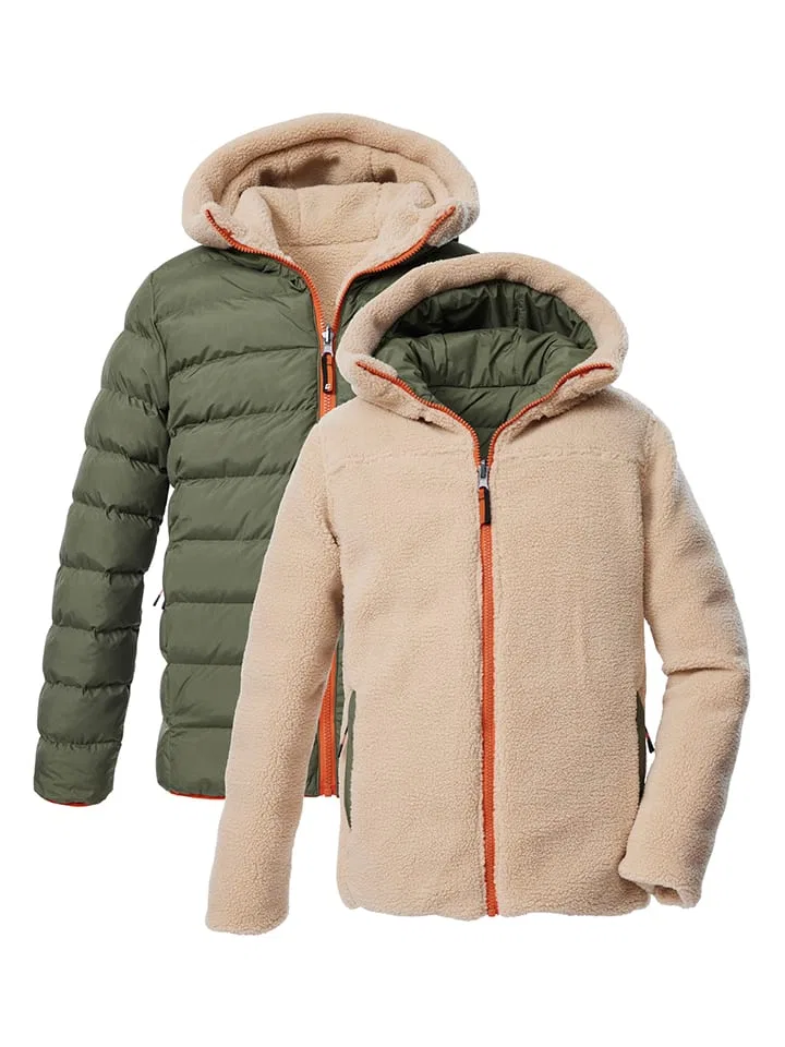 Стеганая куртка двусторонняя, Khaki/Beige, Killtec
