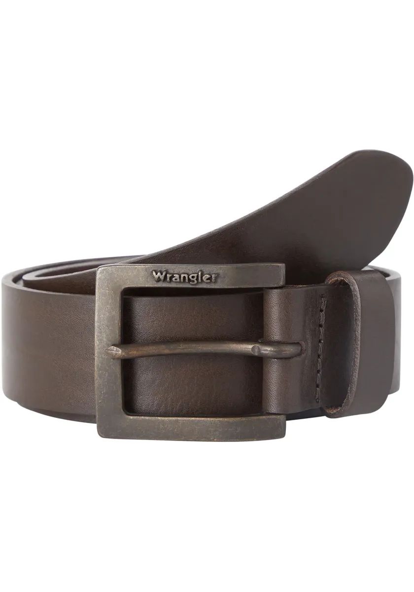 

Кожаный ремень Wrangler "CABLE BUCKLE", коричневый