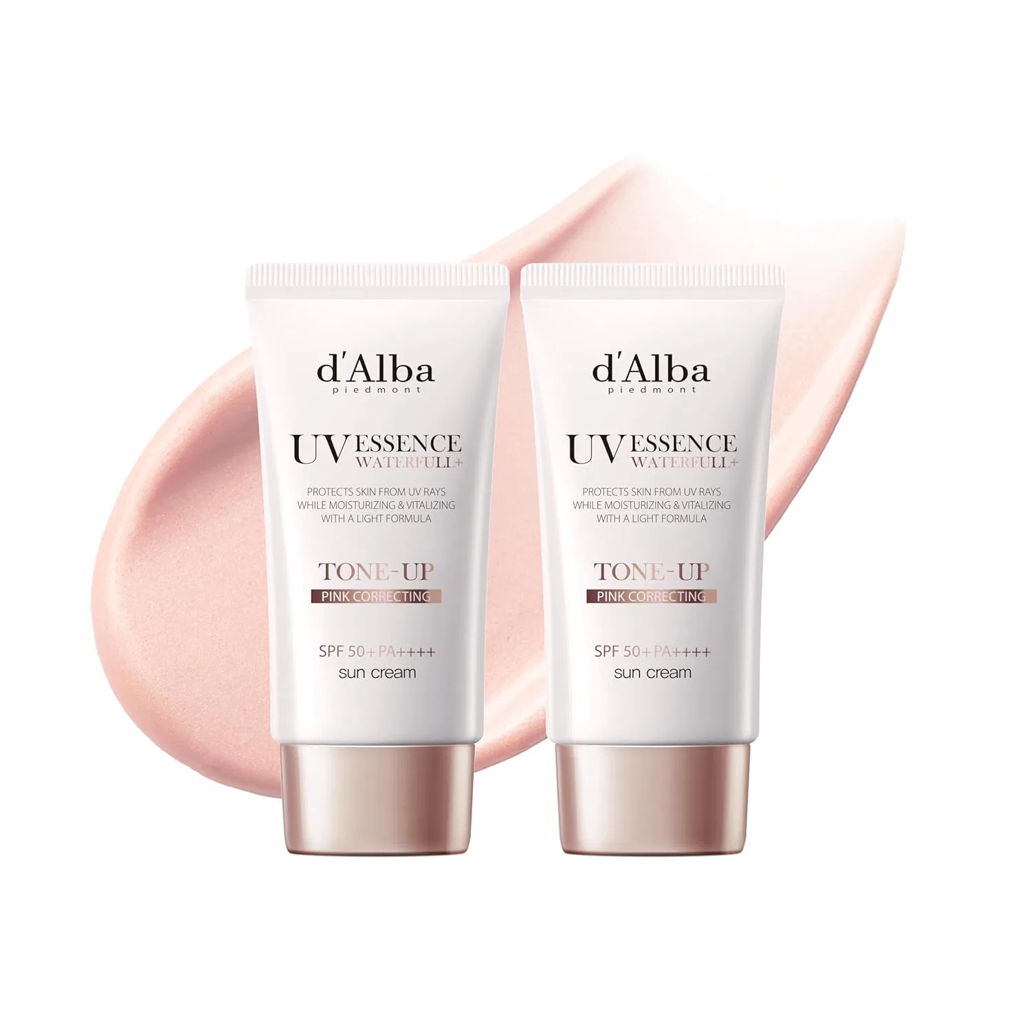 Солнцезащитный крем d'Alba Italian White Truffle Waterfull Tone-up SPF 50+ PA++++, 2 упаковки D'Alba Piedmont