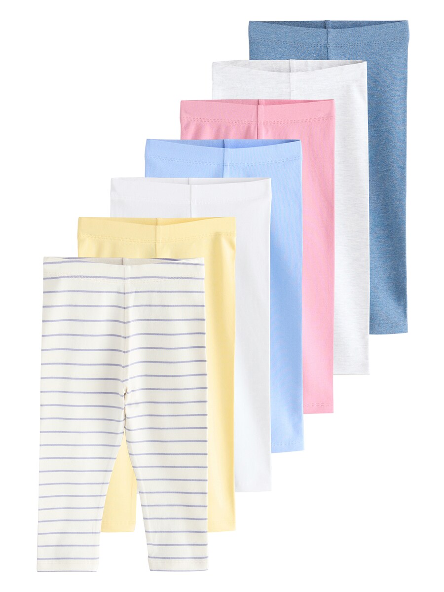 

Узкие леггинсы Next, цвет marine blue/Yellow/Pink/Off white