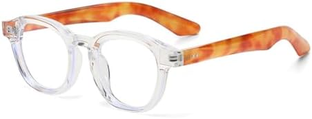 

Овальные солнцезащитные очки для женщин в стиле ретро с заклепками, прозрачные с градиентом, защита от УФ-излучения UV400, модные солнцезащитные очки для мужчин MTZJH, Transparent Amber