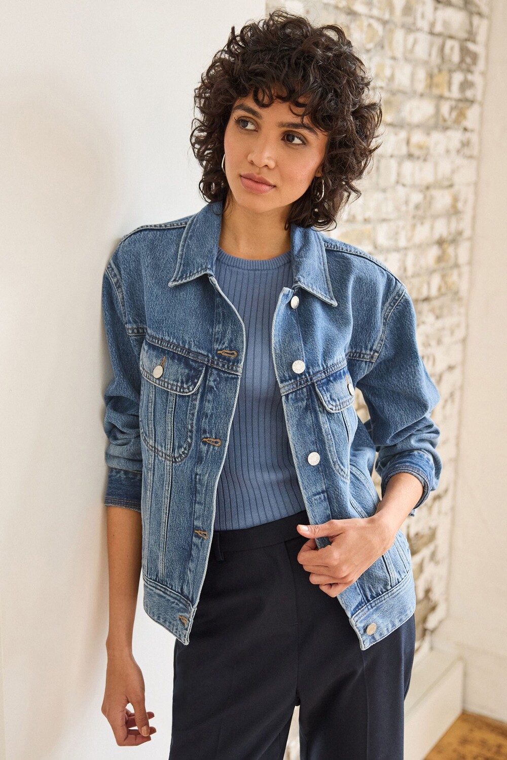 

Мягкая джинсовая куртка TENCEL Next, синий