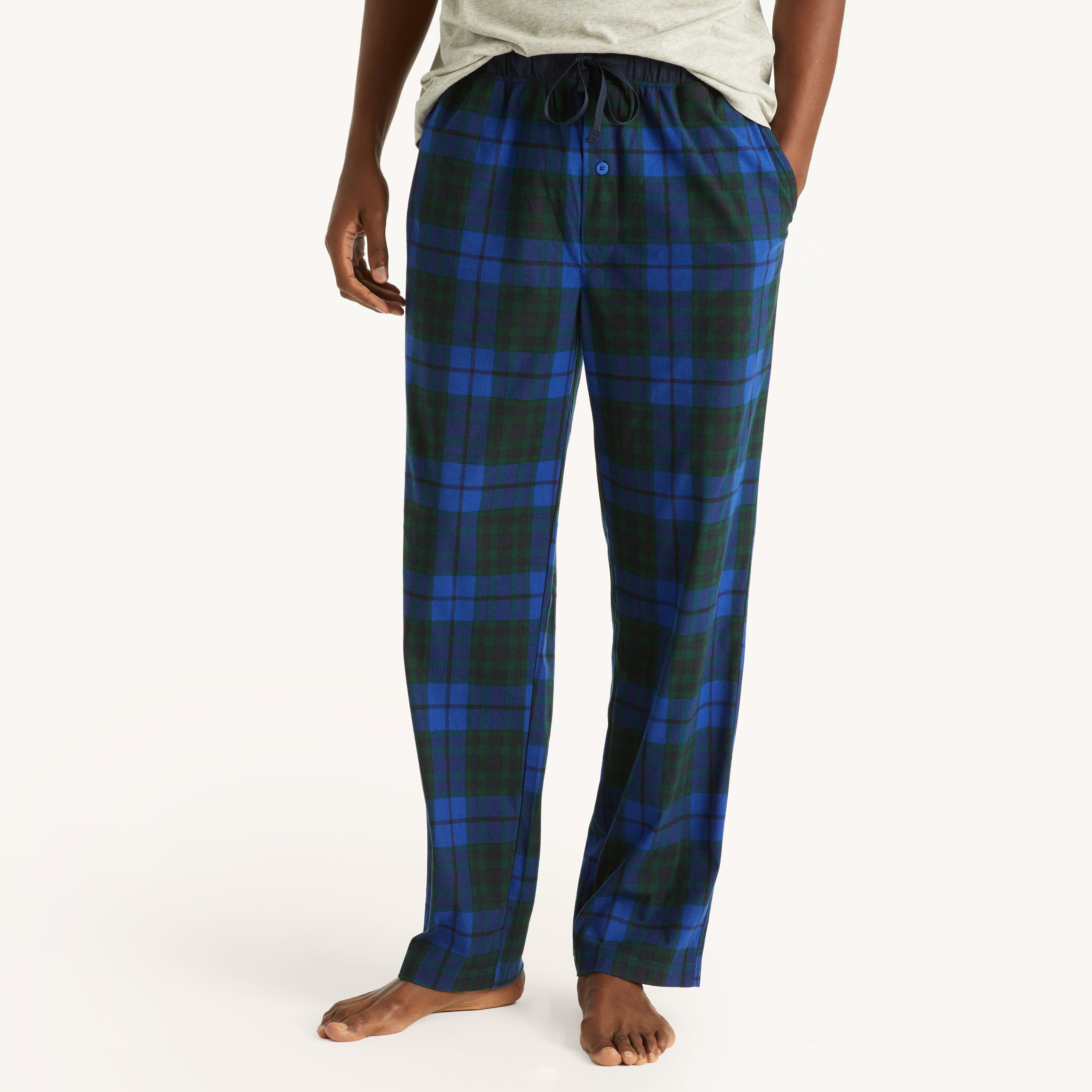 

Мужские пижамные брюки Nautica из флиса с клетчатым принтом, цвет bright cobalt