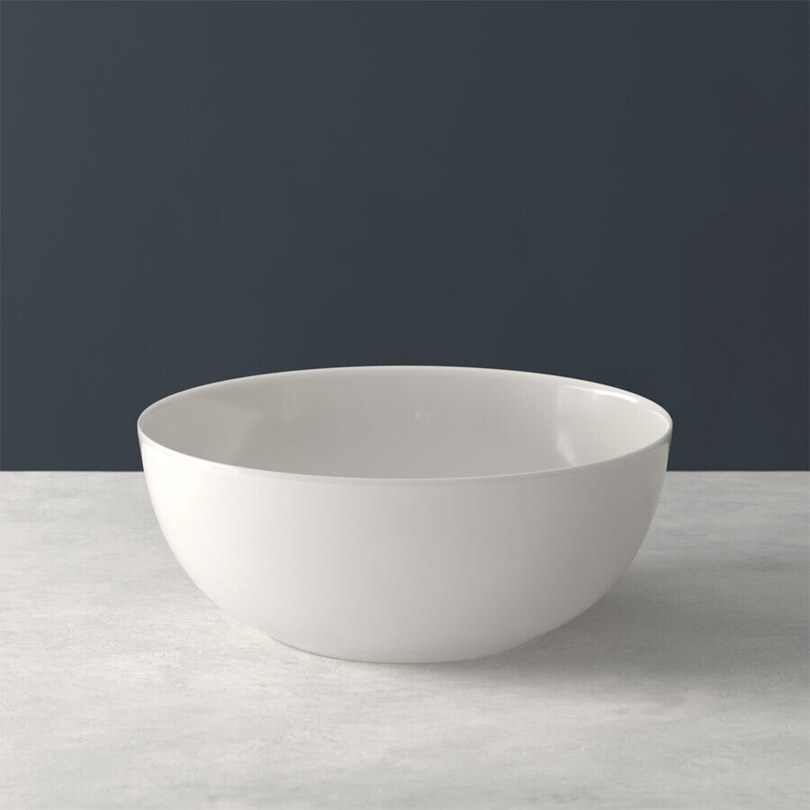 

Для меня круглая миска Villeroy & Boch, белый