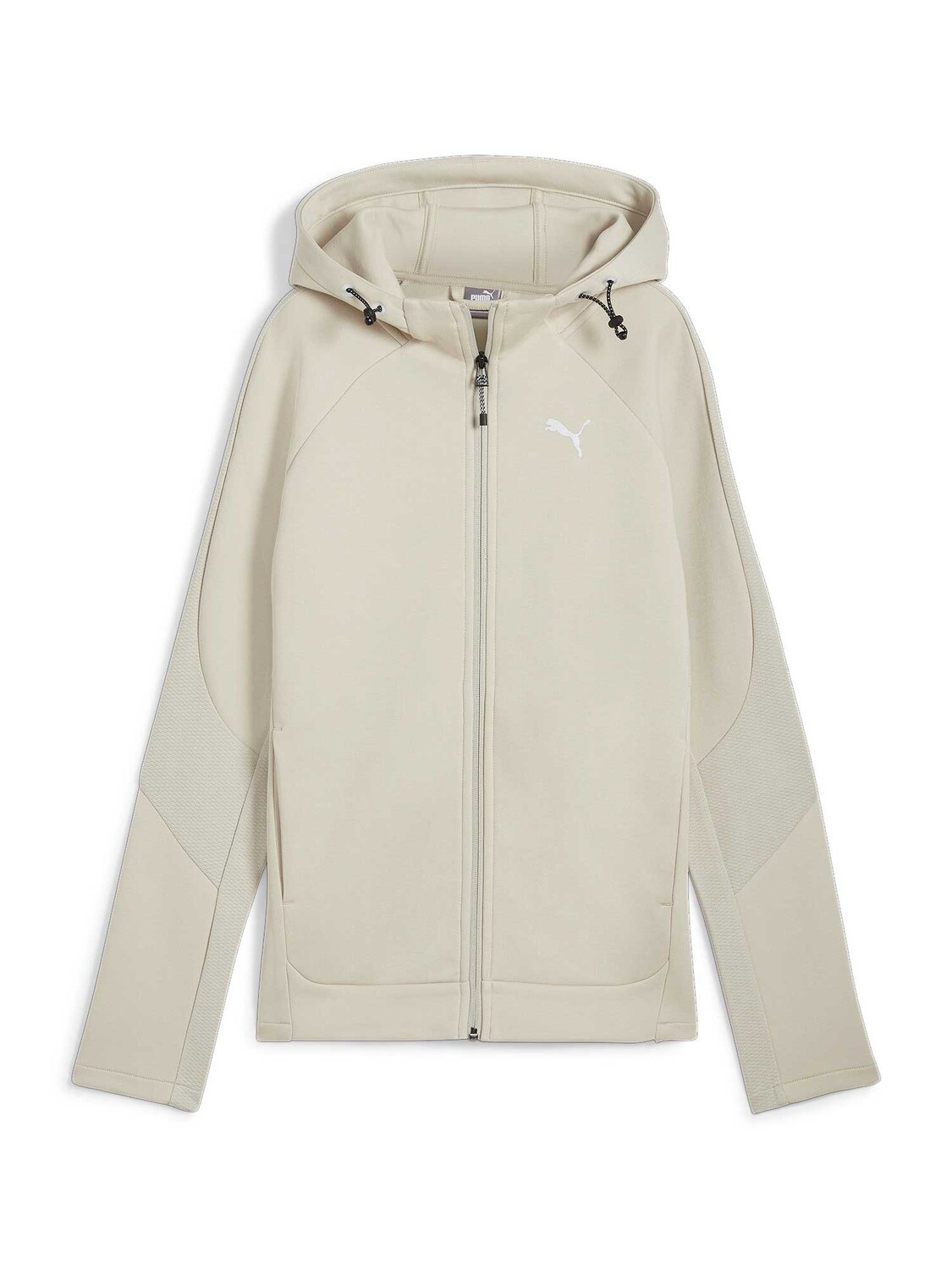 

Толстовка Puma EVOSTRIPE Full-Zip Hoodie, бежевый
