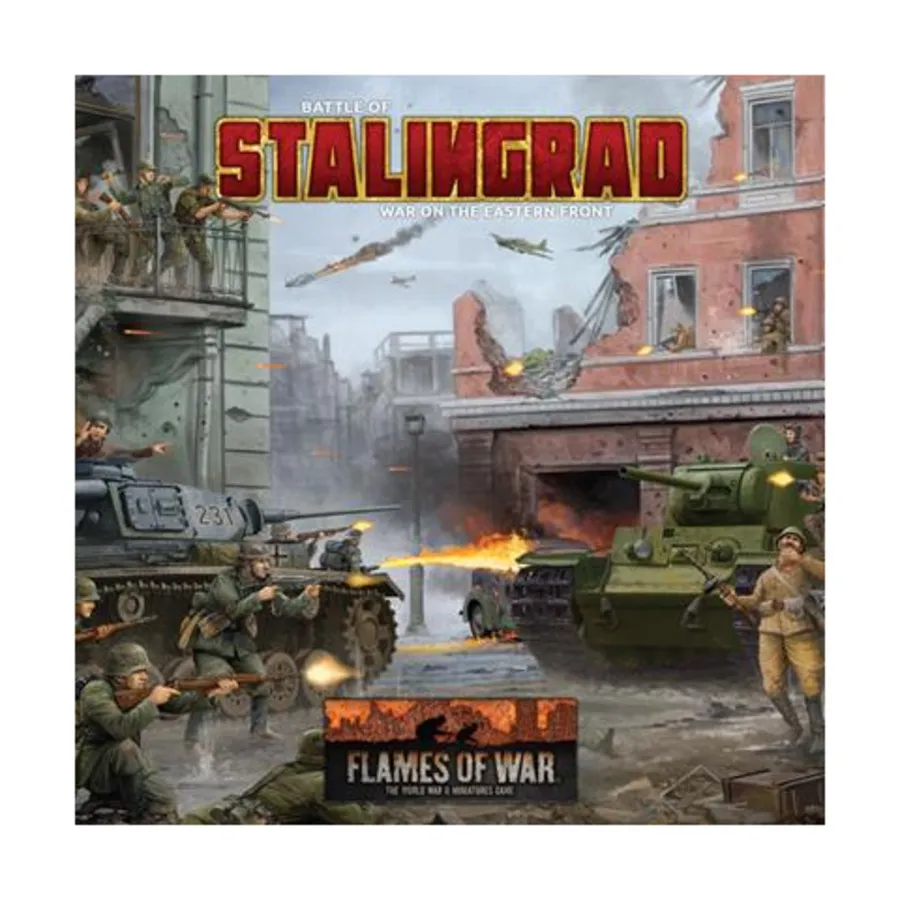 

Стартовый набор «Сталинград» для 2 игроков, Flames of War - WWII - Core Rules & Assorted (4th Edition)