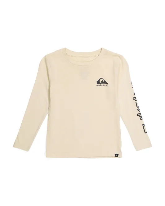 

Футболка Big Boy Fog Core с длинными рукавами Quiksilver, цвет Tan