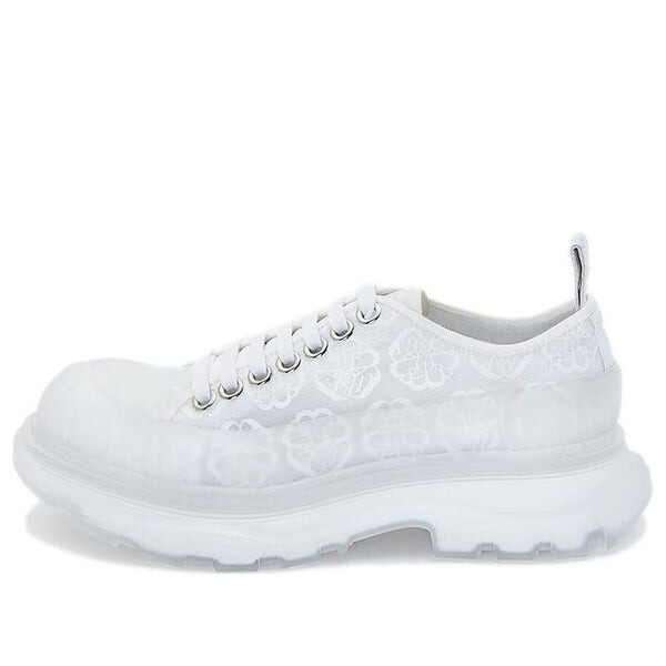 Кроссовки tread slick lace up 'white transparent' Alexander Mcqueen, белый