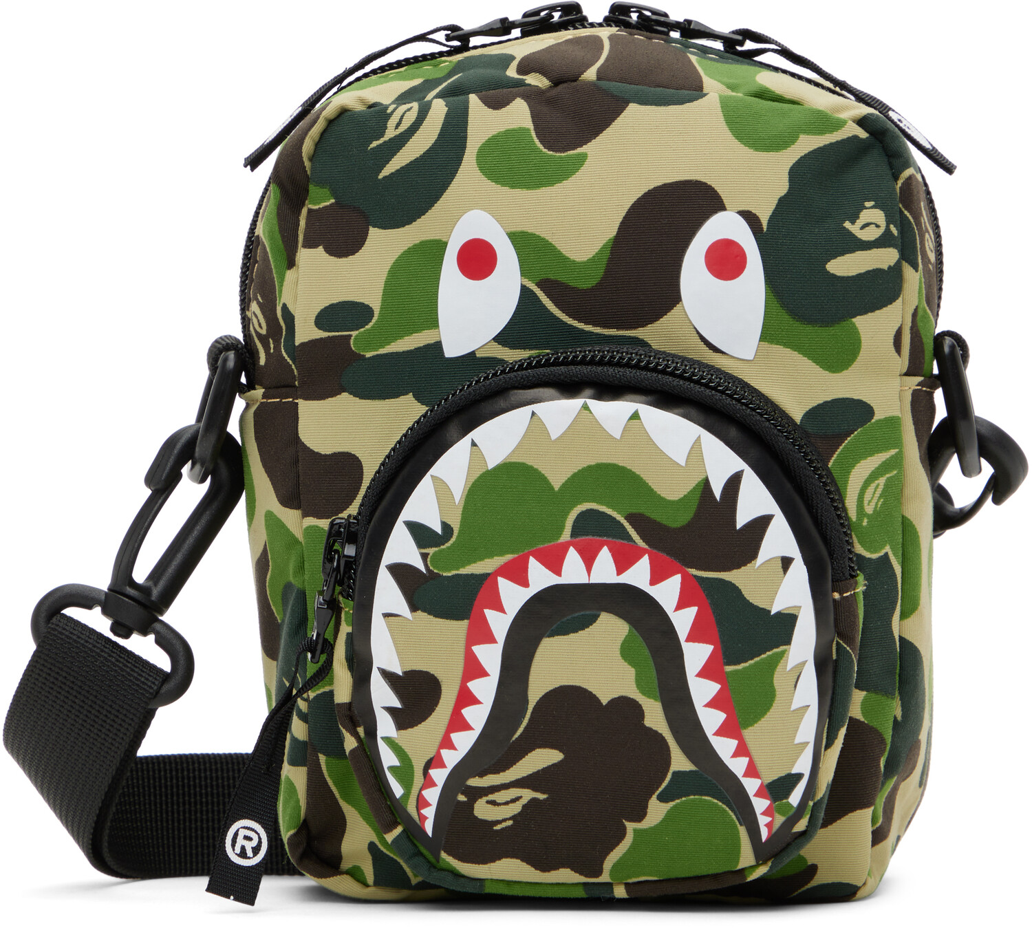 

Мини-сумка ABC Camo Shark BAPE, Green