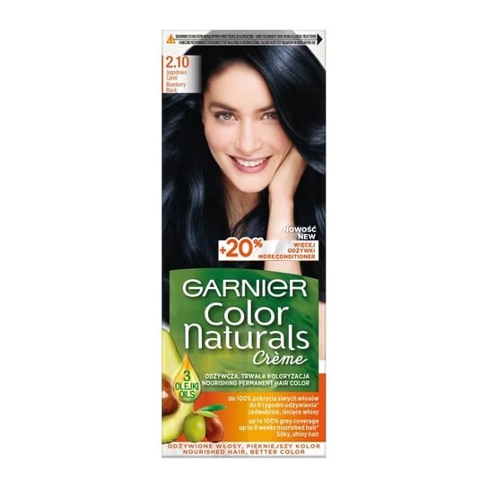 

Краска для волос 2.10 миртил темно-синий черный Garnier, Color Naturals