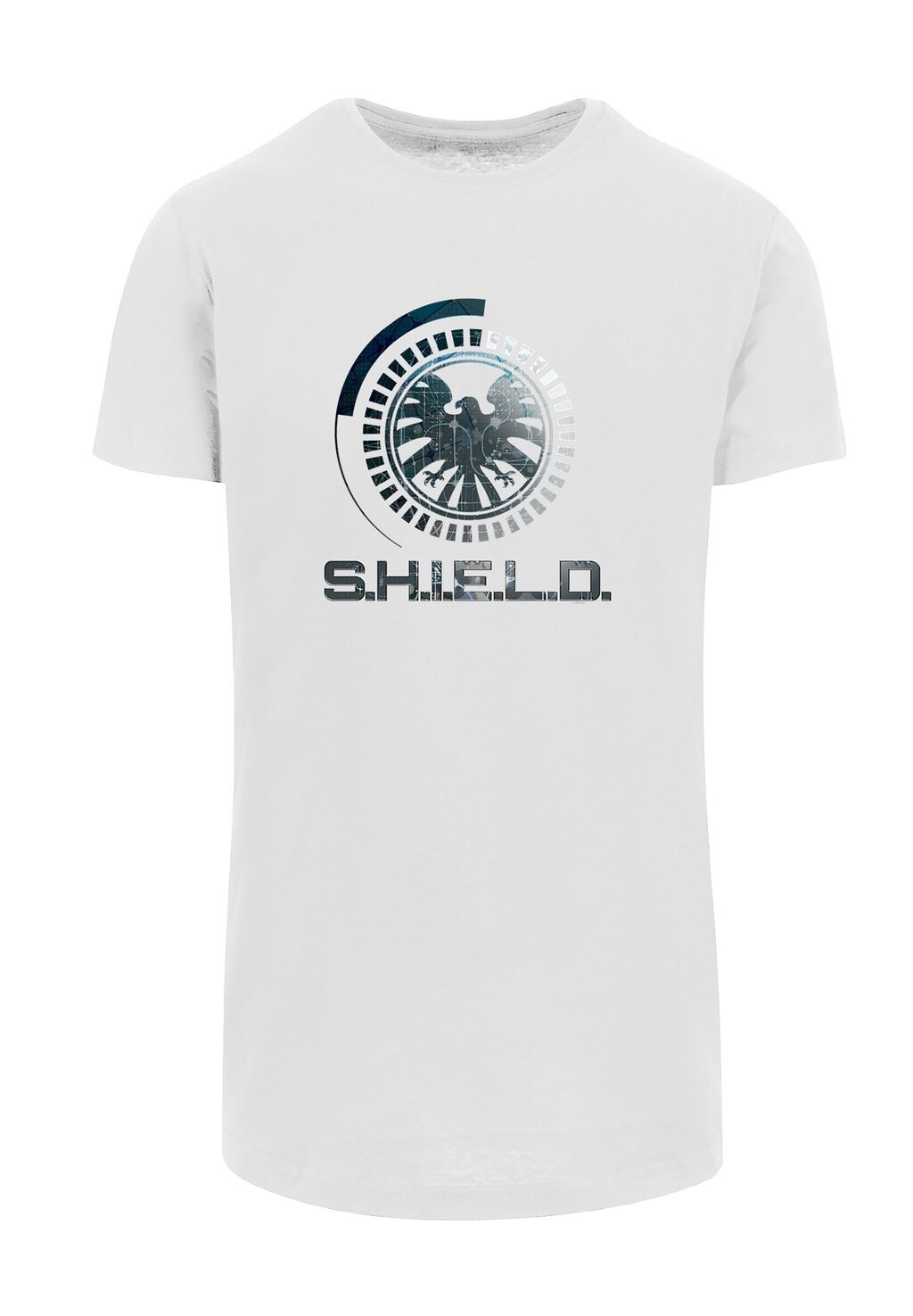 

Футболка с принтом MARVEL AVENGERS SHIELD CIRCUITS PREMIUM SUPERHELDEN IRON MAN C F4NT4STIC, белый