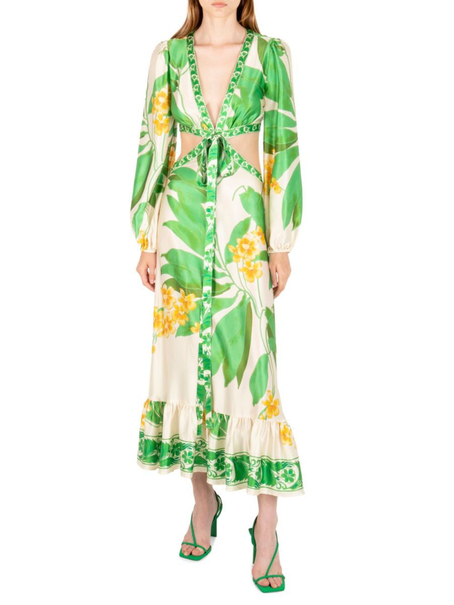 

Платье Лидия от South Hampton Beaches Secret Mission, цвет Green Multi