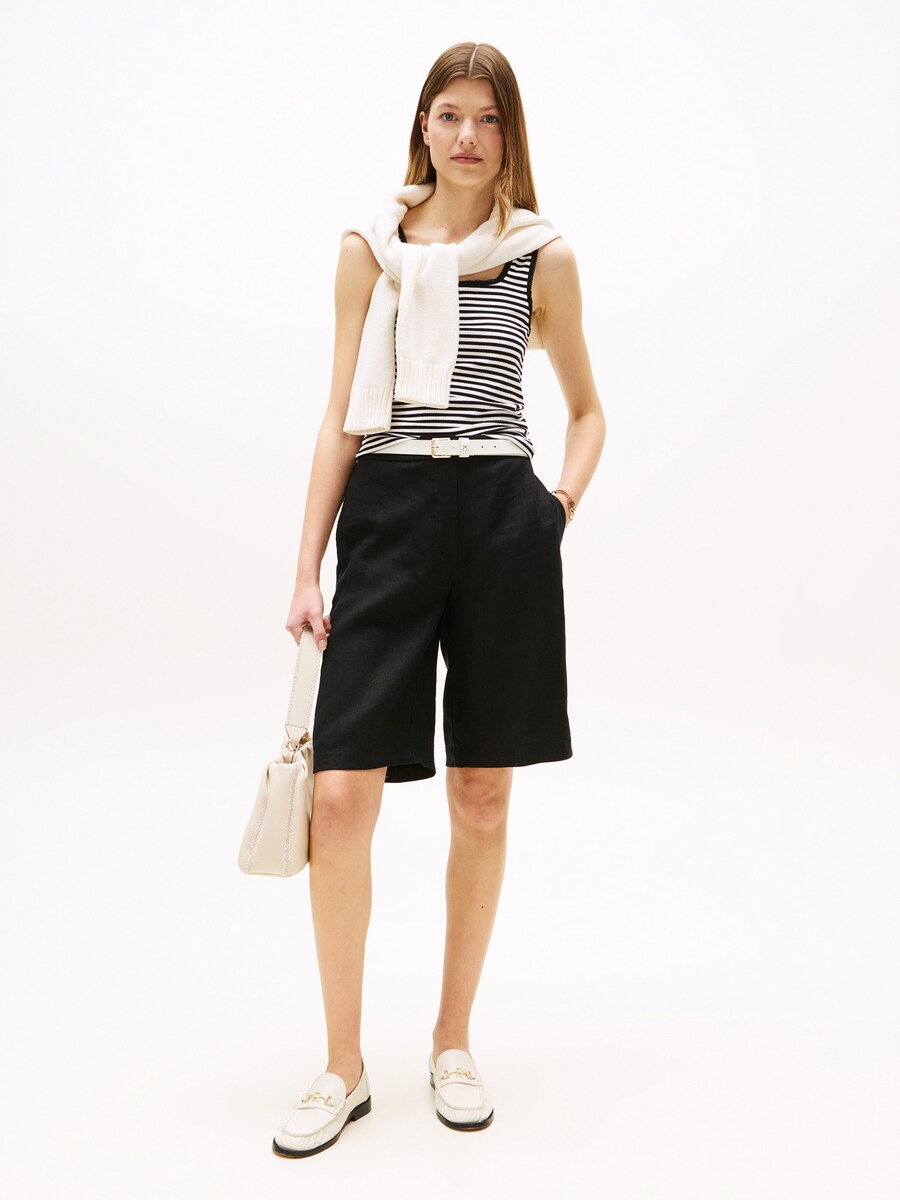 Топ TOMMY HILFIGER, черный — фото 4