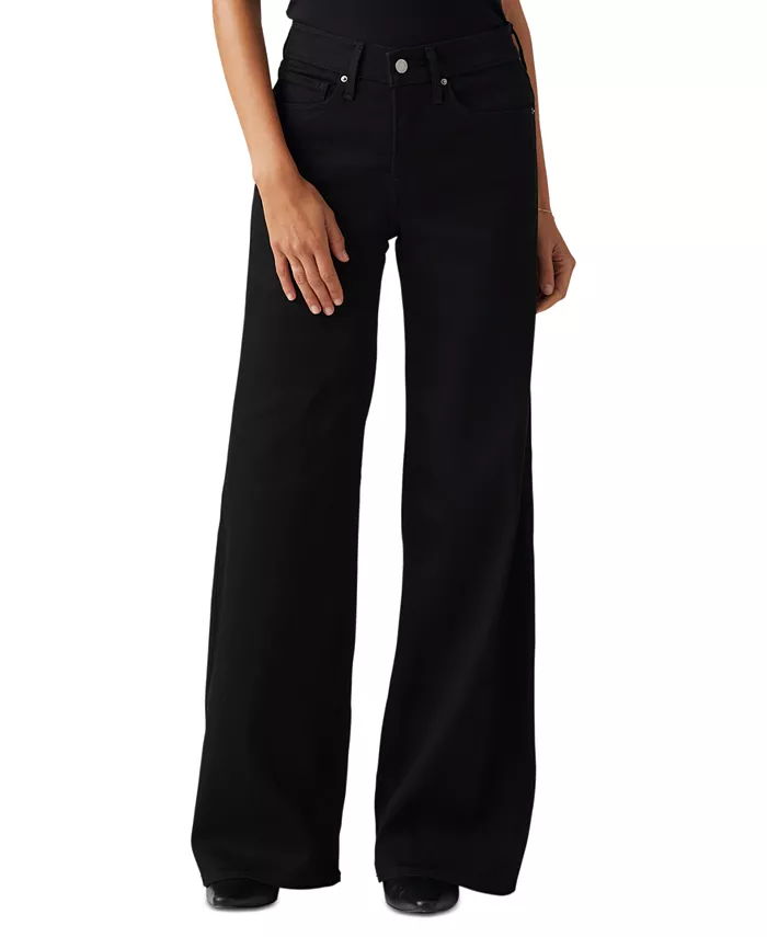 

Женские джинсы 318 Shaping Stellar-Stretch с широкими штанинами Levi's, черный